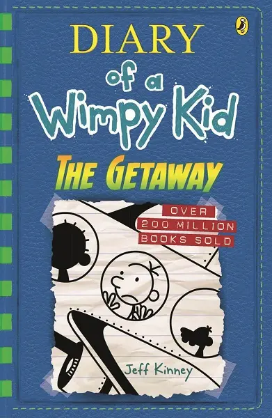 Cover of Diary of a Wimpy Kid: The Getaway, by Jeff Kinney.