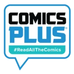 The logo for Comics Plus.