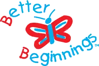 The logo for the Better Beginnings program.