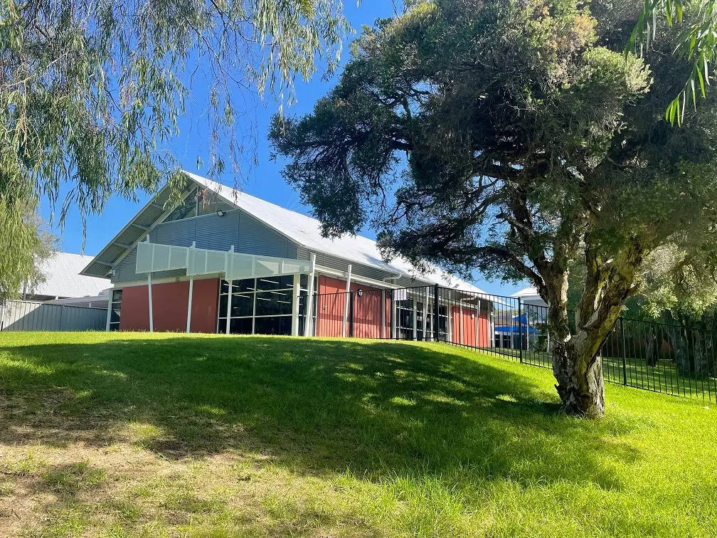 Dunsborough library viewed from outside.