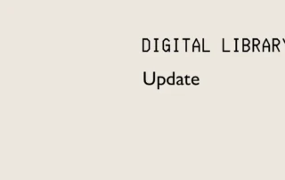 Digital Library Update.