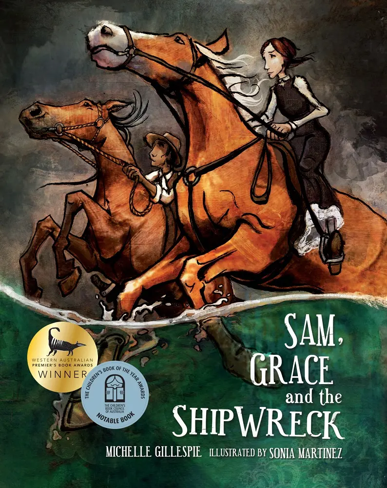 sam-grace-shipwreck Cover of Same, Grace and the Shipwreck by Michelle Gillespie.