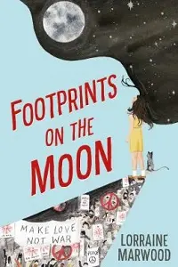 Cover of Footprints on the Moon, Lorraine Marwood.