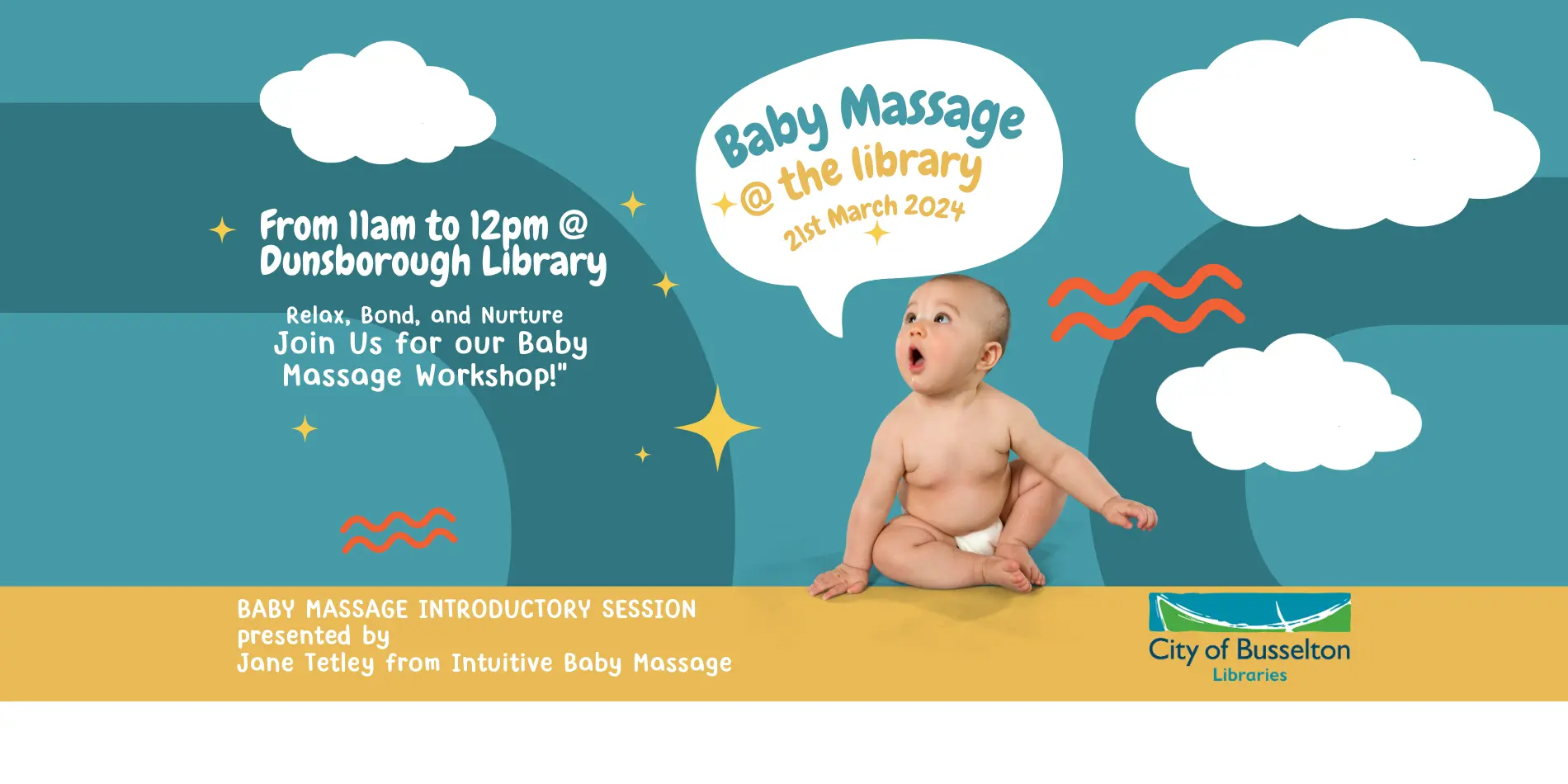 Baby Massage at the Dunsborough Library