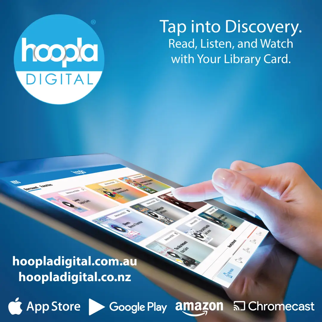 hoopla Digital: read, listen, and watch with your library card.