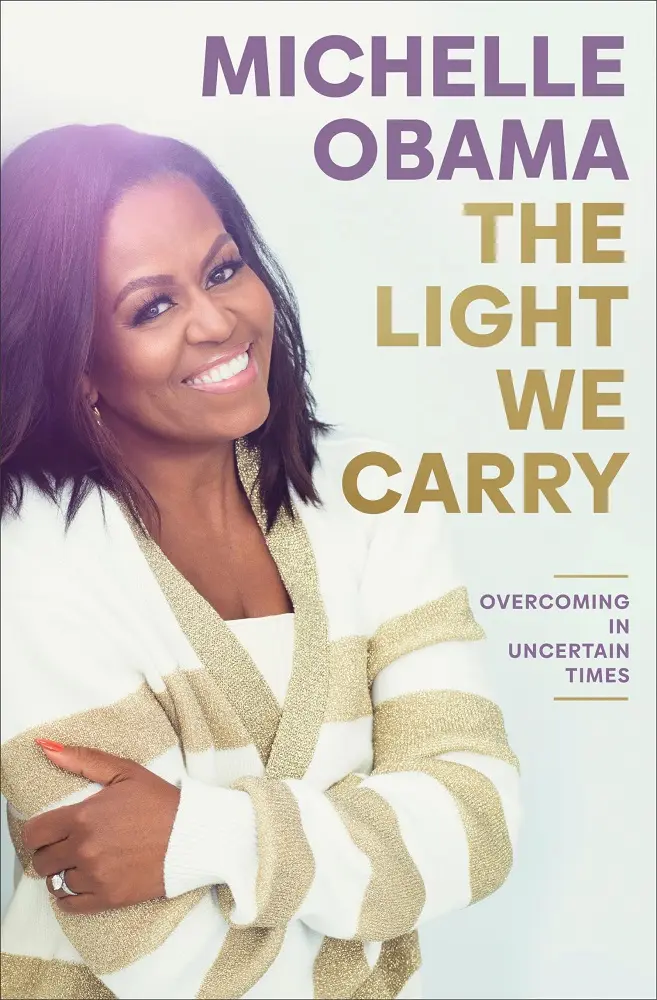 Cover of The Light we Carry, by Michelle Obama.
