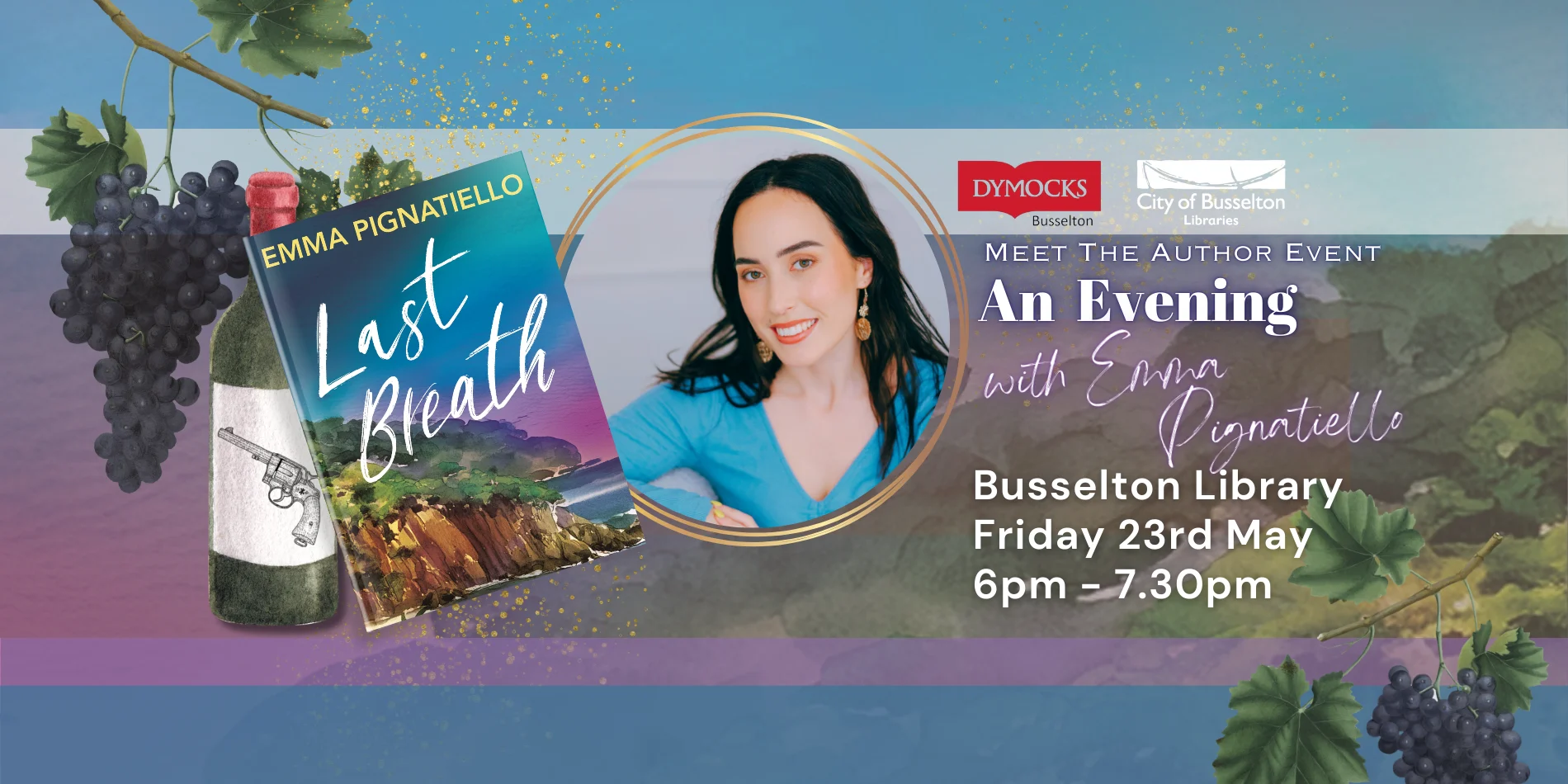 Author Talk at the Busselton Library on the 23rd of May