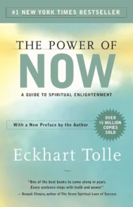 Cover of The Power of Now, by Eckhart Tolle.
