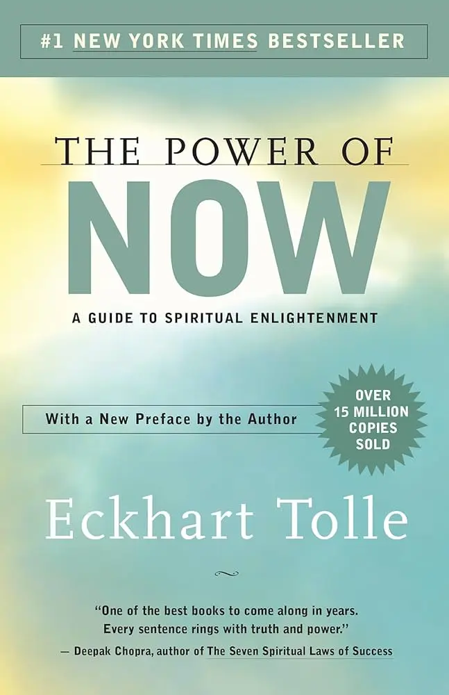 Cover of The Power of Now, by Eckhart Tolle.
