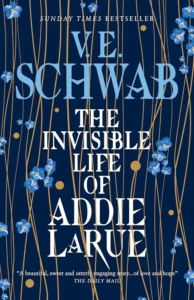 Cover of The Invisible Life of Addie LaRue, by V.E. Schwab.