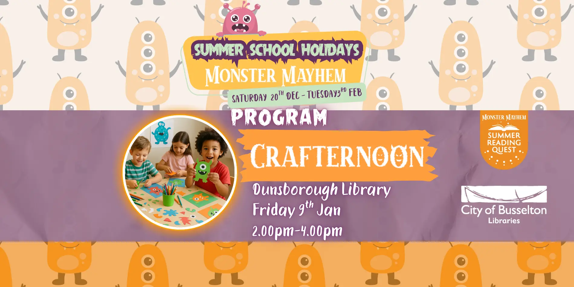 Crafternoon 𝐃𝐮𝐧𝐬𝐛𝐨𝐫𝐨𝐮𝐠𝐡 𝐋𝐢𝐛𝐫𝐚𝐫𝐲 𝐅𝐫𝐢𝐝𝐚𝐲 𝟗 𝐉𝐚𝐧𝐮𝐚𝐫𝐲 𝟐𝐩𝐦 – 𝟒𝐩𝐦